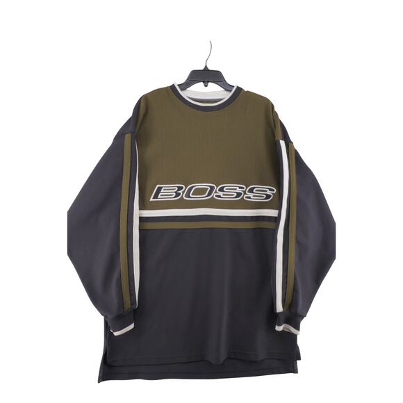 Boss Other - Vintage BOSS Korea Made Colorblock Sweatshirt (Size XL)